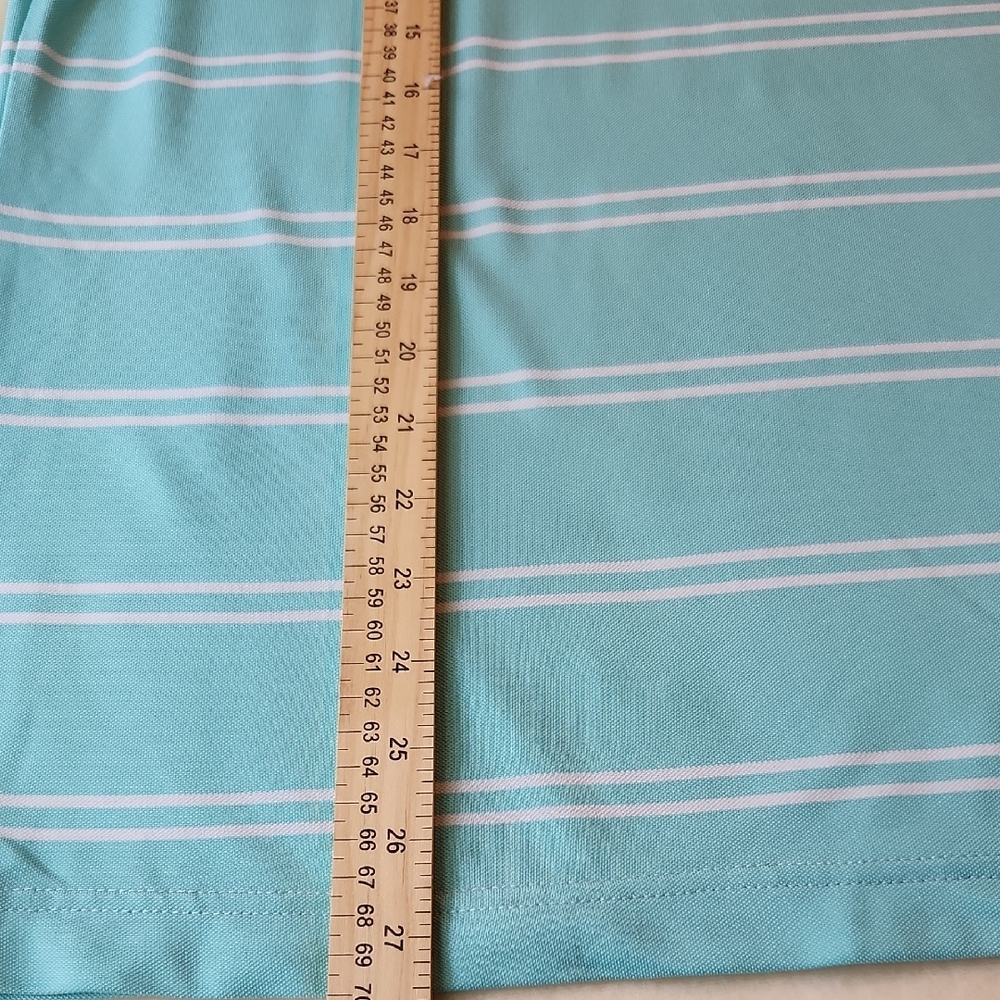 Nautica Green and White Polo Shirt Casual Style - Picture 6 of 6
